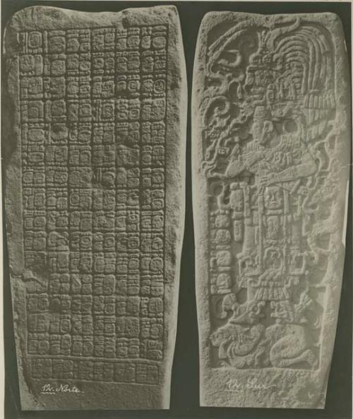 Stela 12, North and South Sides