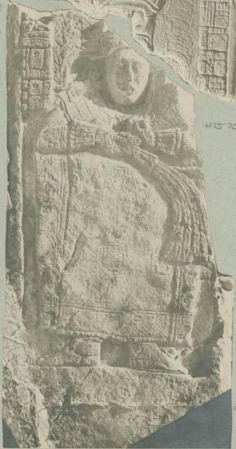 Stela 1, bottom rear portion