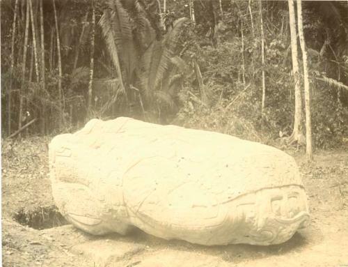 Monumental stone sculpture