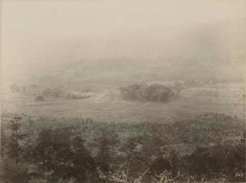 View looking Southeast above ruins