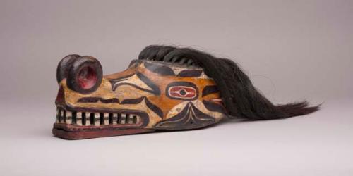 Mask representing the horse (?); 'worn at potlatch dance'