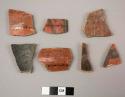 15 trichrome potsherds