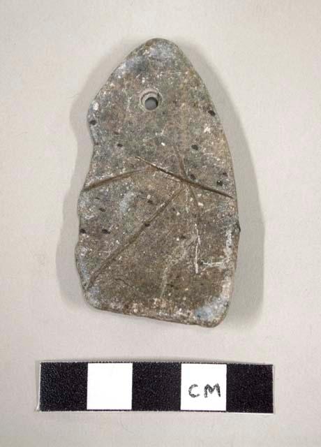 Perforated ornament, steatite