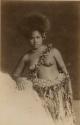 Samoan woman, posed for photograph