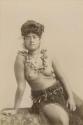 Samoan woman, posed portrait