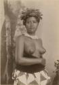 Samoan woman, posed portrait