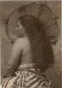 Samoan girl, studio portrait