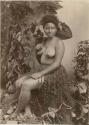 Samoan girl, studio portrait