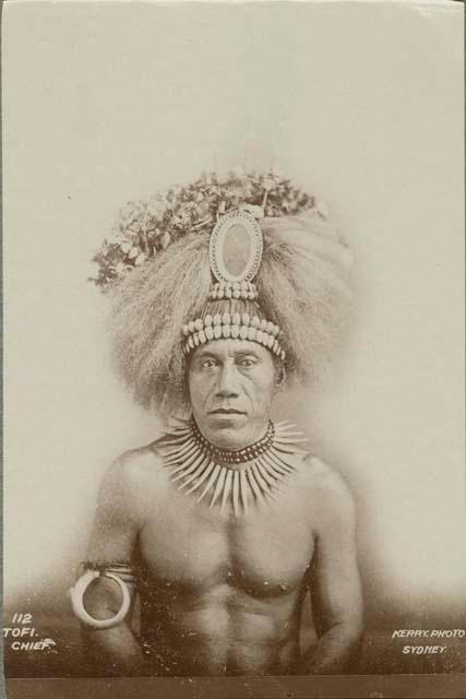 Studio portrait of Tofi Chief