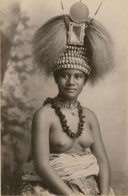 Princess Faamu in state dress