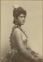 Samoan woman, posed studio portrait