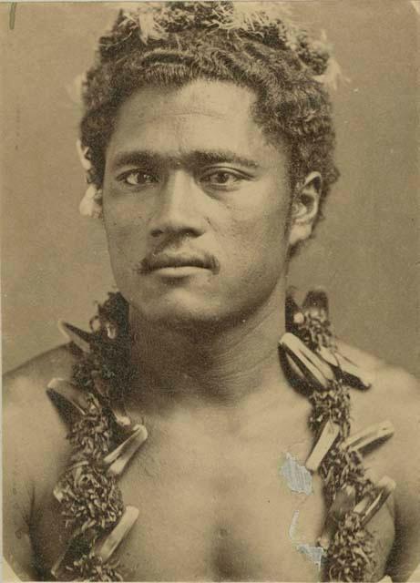 Samoan Man, studio portrait