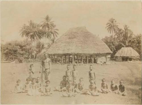 Group photo of young Samoan children