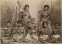 Group of Samoan Dancers, studio portrait