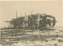 German gunboat Adler after the hurricane of March 15-16 1889