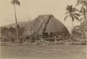 Building the roof of a fale tele, or meeting house