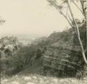 View of lateral escarpment, taken from extreme southwest