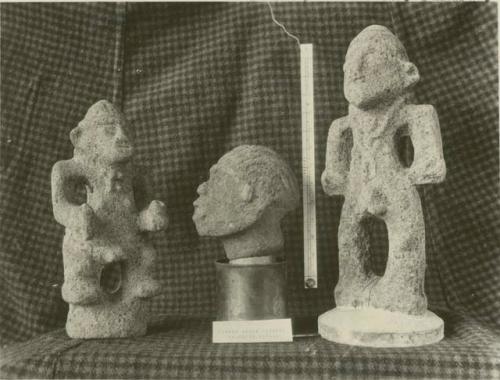 Carved stone figures