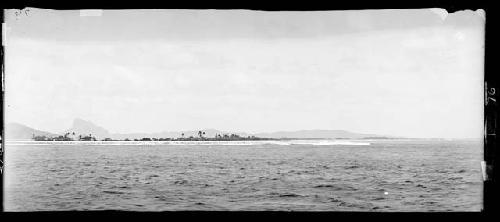 Aukena Island, with Mount Duff on Magnareva Island to right