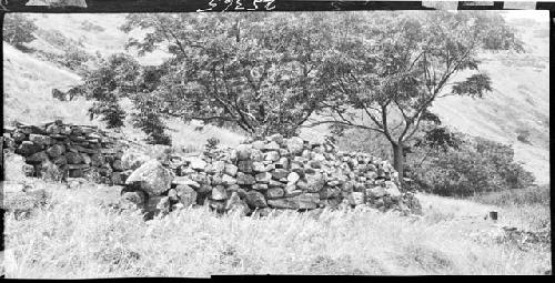 Ruin of stone house