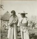 Huichol couple. Hat is typical of Huichols of this section.