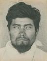 Frontal facial portrait of a Chocho man