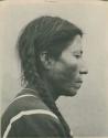 Profile portrait of a Chontal woman