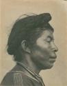 Profile portrait of a Huave woman