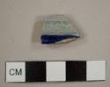 Rhenish blue and gray stoneware sherd