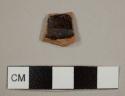 Lead glazed red earthenware sherd