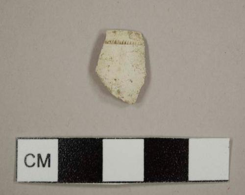 Pipe bowl fragment with roulette, dutch