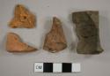 Brick fragments, including some handmade