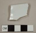Ironstone rim sherd to a jug or pitcher
