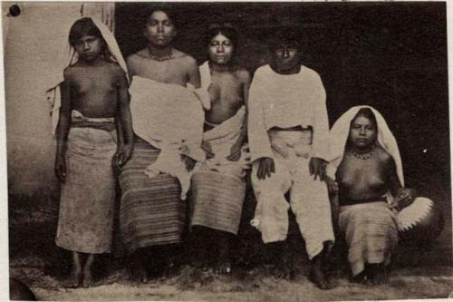 Group of Mestizas and Mestizos - Tehuentepec Indian family