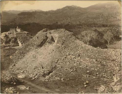 Mound 20 - view from pyramid 16