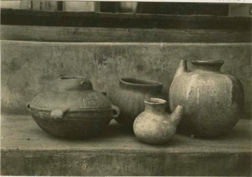 Group of pots