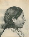 Profile portrait of an Otomi woman