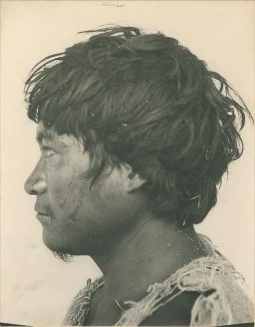 Profile portrait of an Otomi man