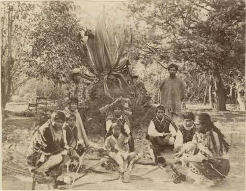 Figure in Indian dance performed at Atzcapozalco