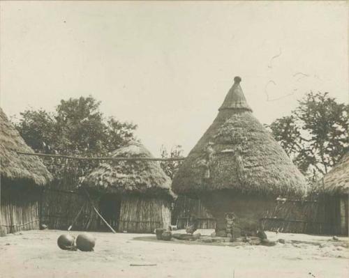 Village, showing corn house