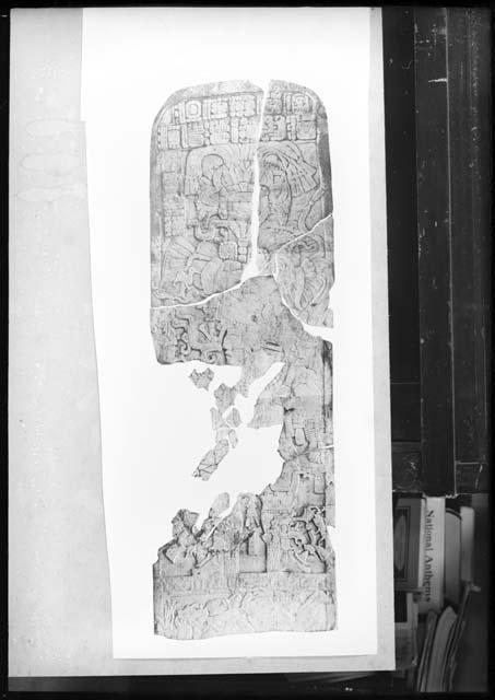 Stela 7 from Aguateca , photograph