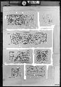 Portions of Tablets 4, 5, 7, 8 and 9 from Seibal , drawing