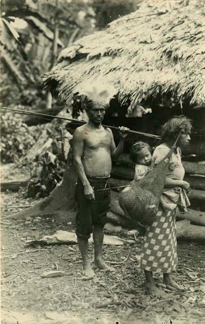 Talamanca Indians going fishing