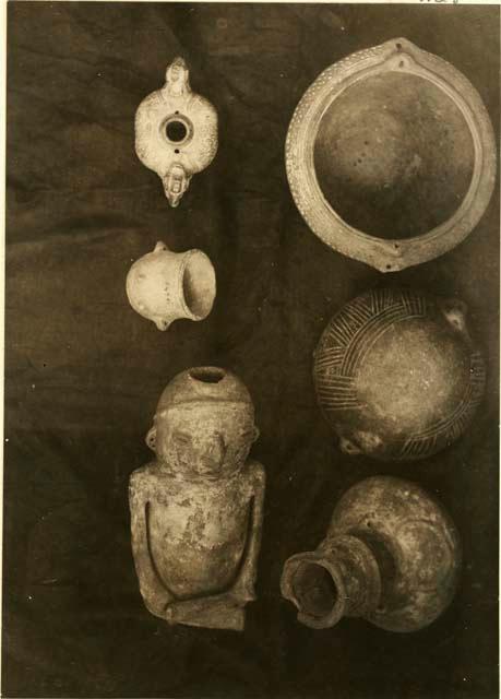 Six ceramic objects