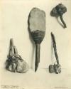 Stone implements found with mummy in copper mine