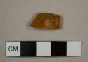 Lead-glazed red earthenware sherd