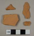 Unglazed red earthenware sherds