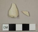 Kaolin/White ball clay pipe bowl fragments