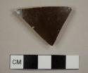 Albany slip type stoneware sherd