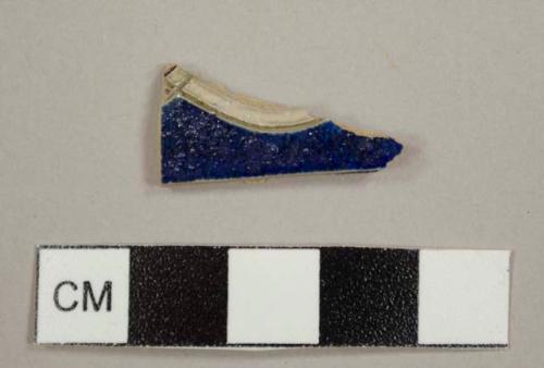 Rhenish blue and gray stoneware sherd